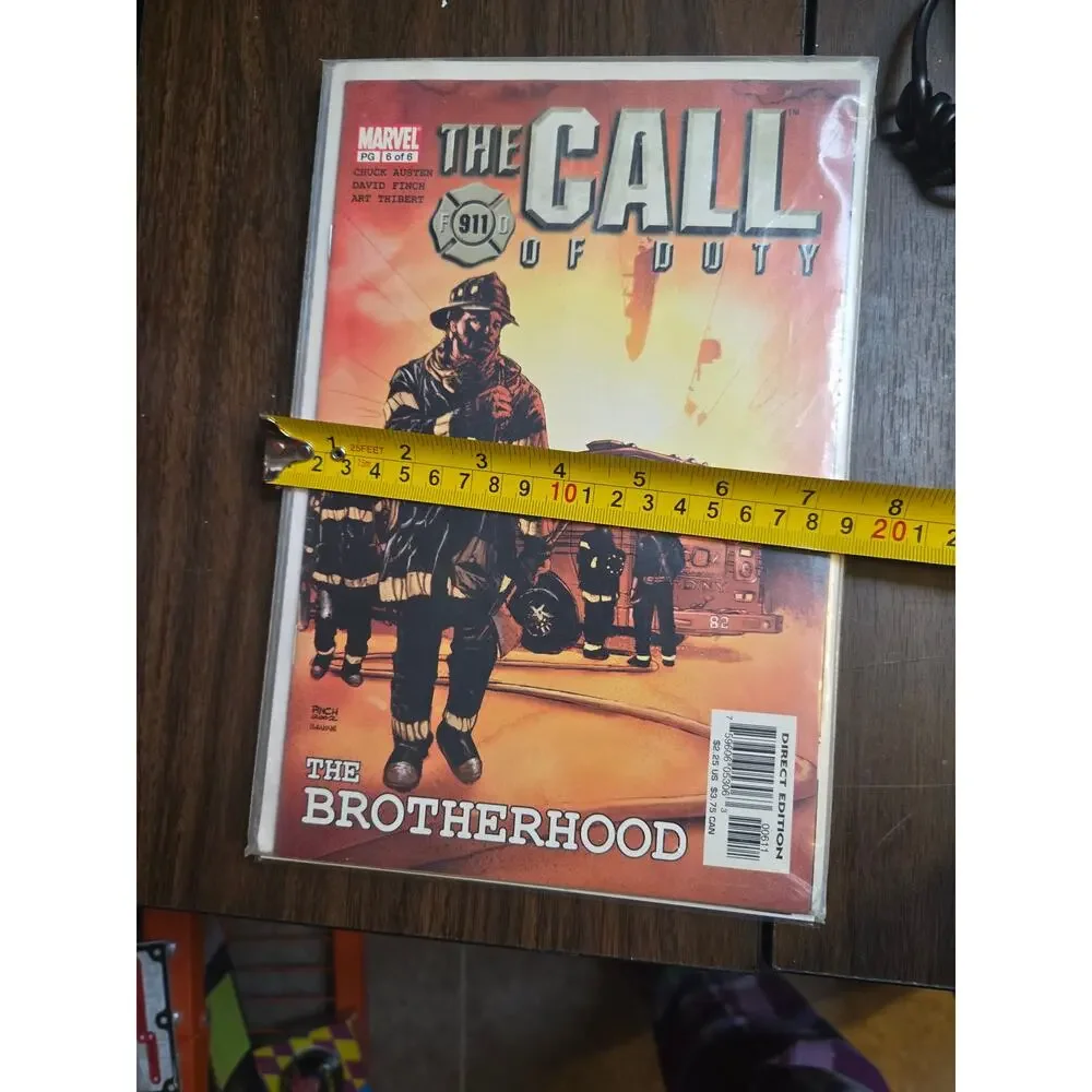 The Call of Duty Brotherhood #2-6 Marvel Comics David Finch FDNY Series